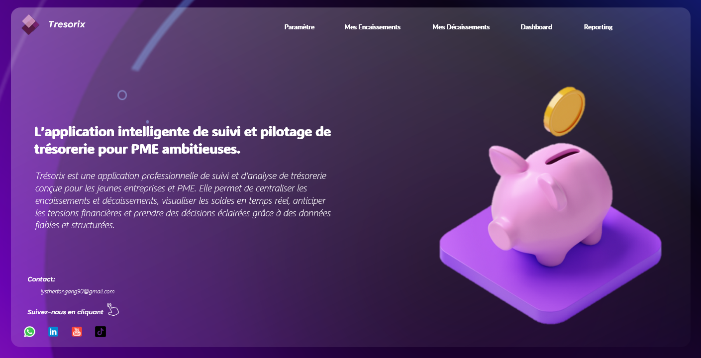 Template Excel Gestion de Trésorerie – Suivi des Encaissements/Décaissements & Prévisions Automatisées – Image 2