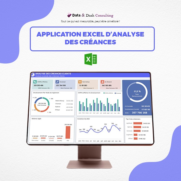 Template Excel Suivi des Créances Clients – Gérez vos Impayés et Optimisez votre Trésorerie